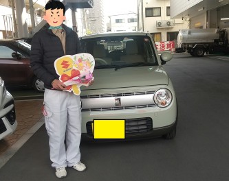 ラパンをご納車させていただきました！